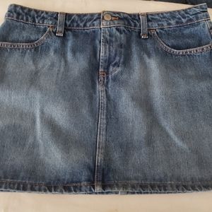 EUC Jean mini skirt